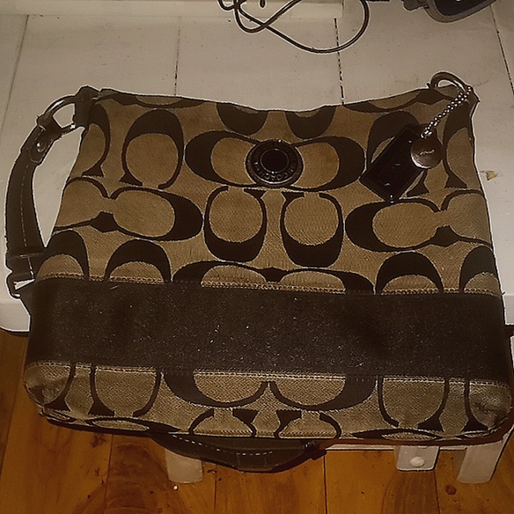 Matching Coach wallet and purse set